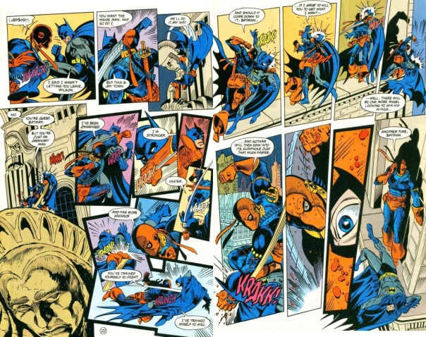 Slade is one of the few characters who can match Batman in Martial prowess